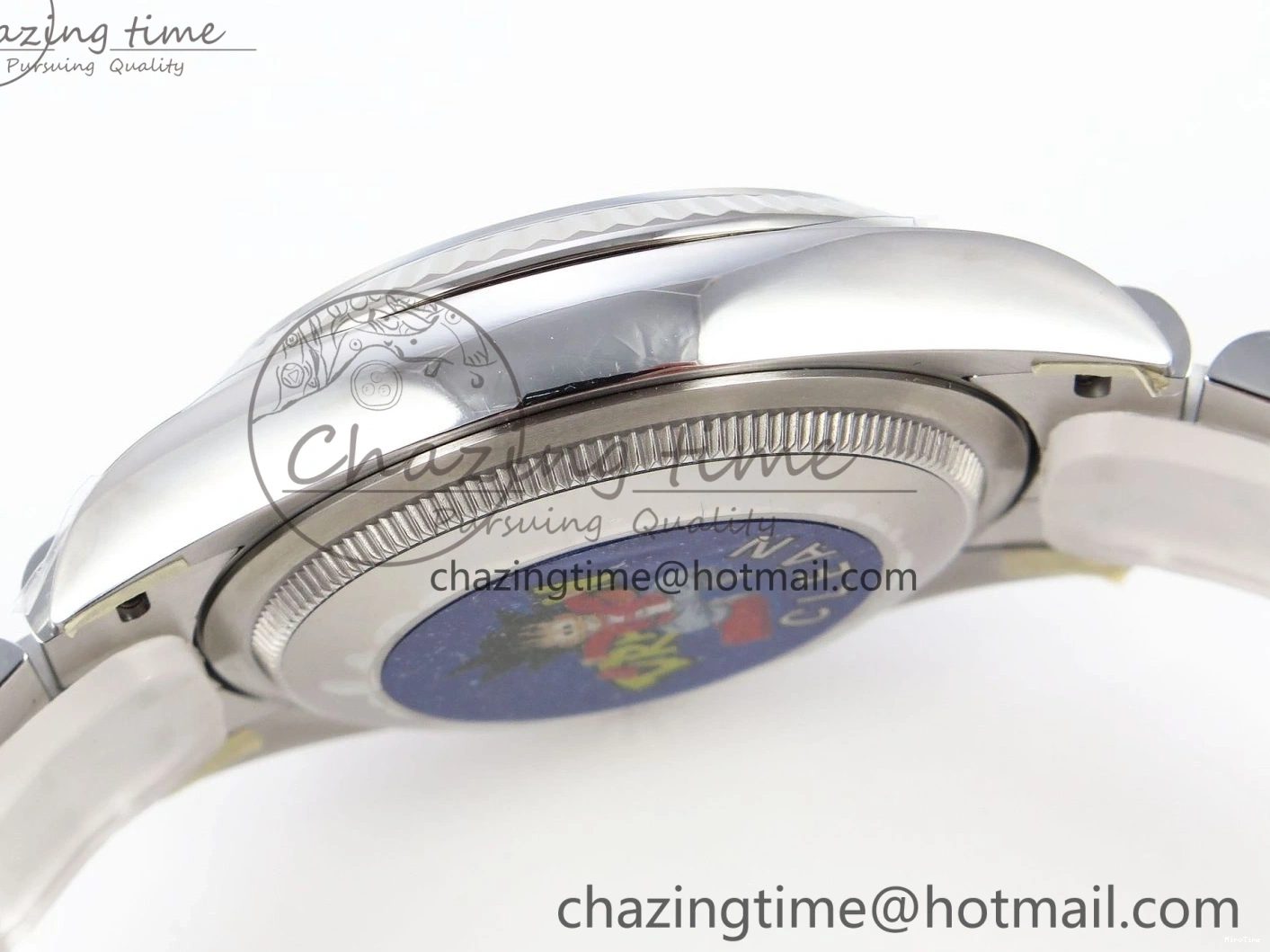 MiroTime 0424 FastDry DateJust 36 126234 Clean 1:1 Best Edition 904L Steel Blue Textured Diamonds Dial on Jubilee Bracelet VR 1967